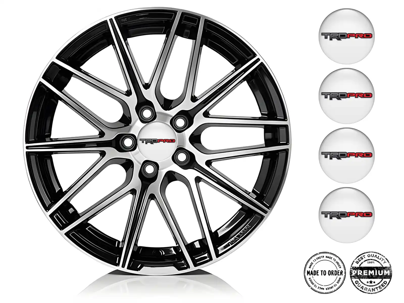 Toyota TRD Calcomanías de Rueda Pro Nexus Empuje Plasma